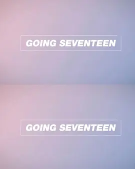 GOING SEVENTEEN 2018